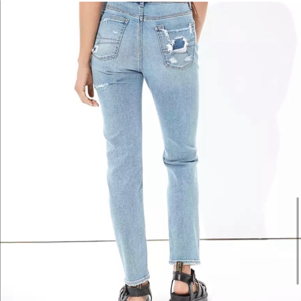 American eagle high waisted stretch mom jean